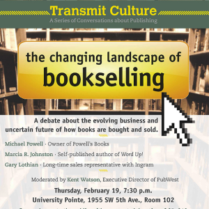 Changing Landscape of Bookselling panel at PSU